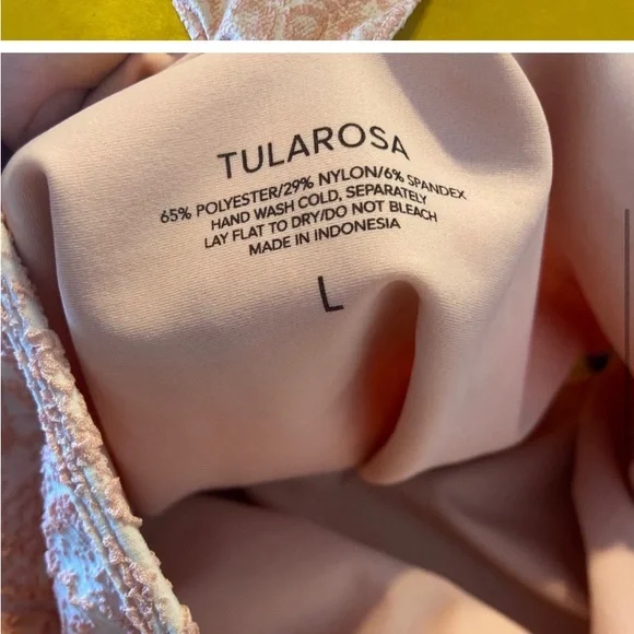 Tularosa Maryjane One Piece in Rosy Python SZ L - Picture 7 of 8